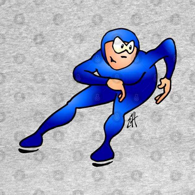 Speed skater by Cardvibes